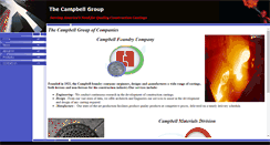 Desktop Screenshot of campbellfoundry.com